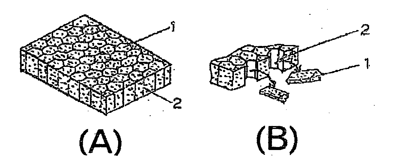 Sandwich panel including honeycomb structure body and method of producing the sandwich panel