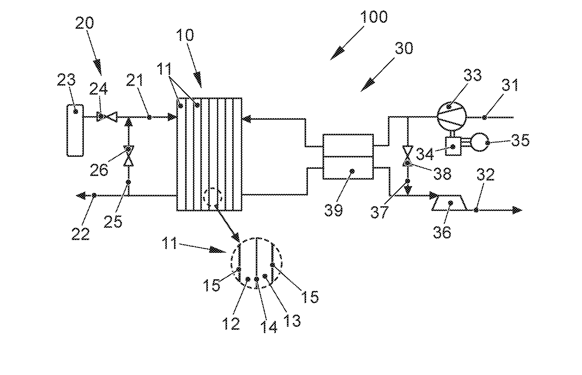 Method for controlling an operating point change of a fuel cell stack and a fuel cell system