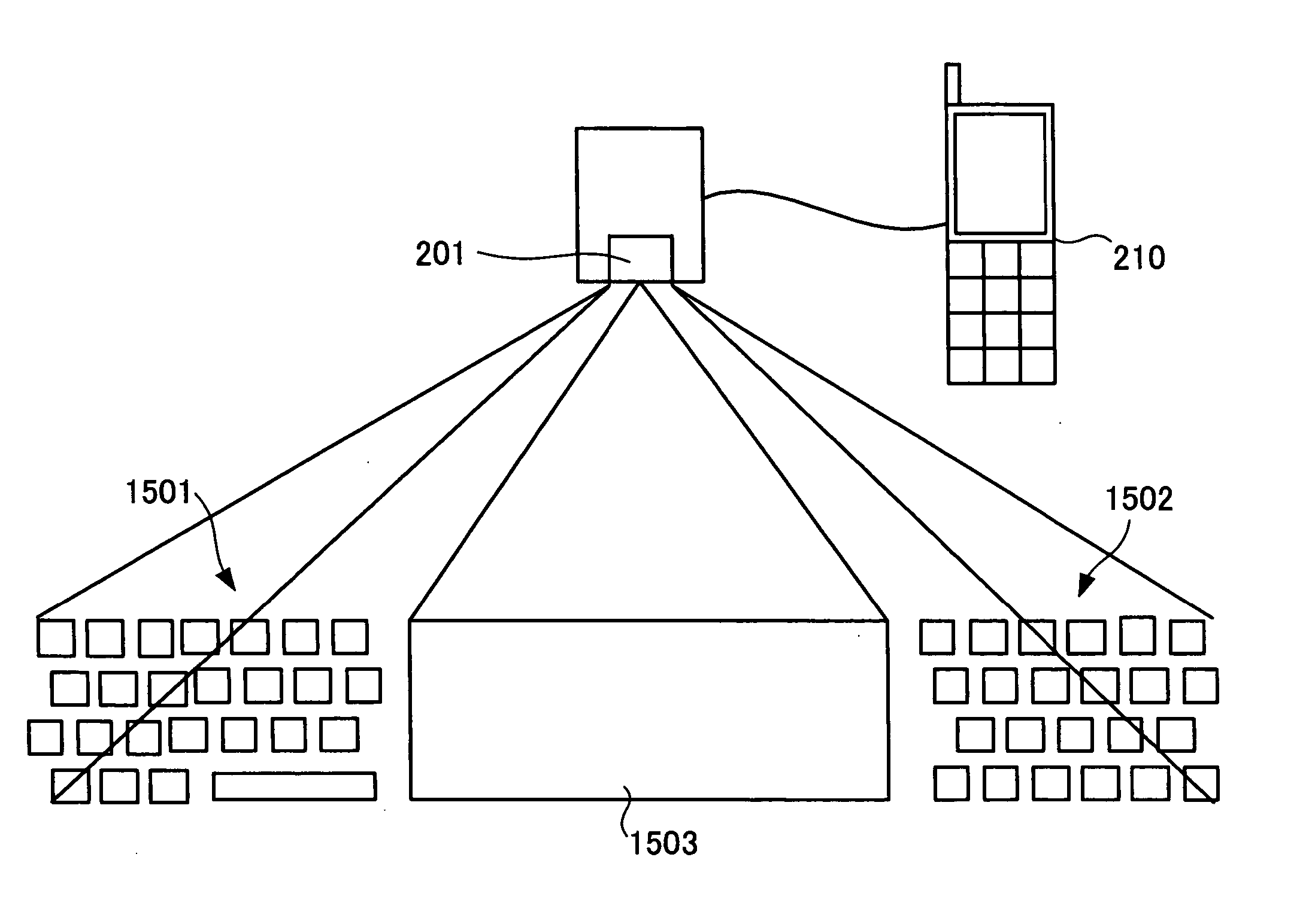 Data input device, information processing device, data input method, and computer product