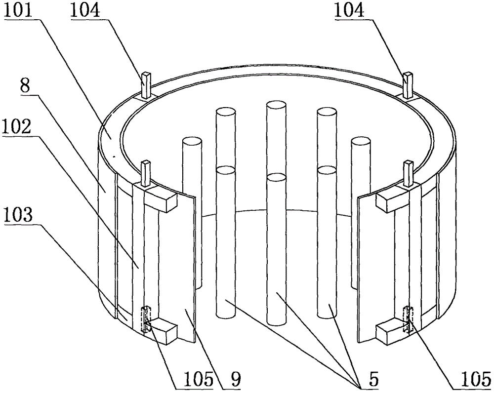 Air drying grain bin