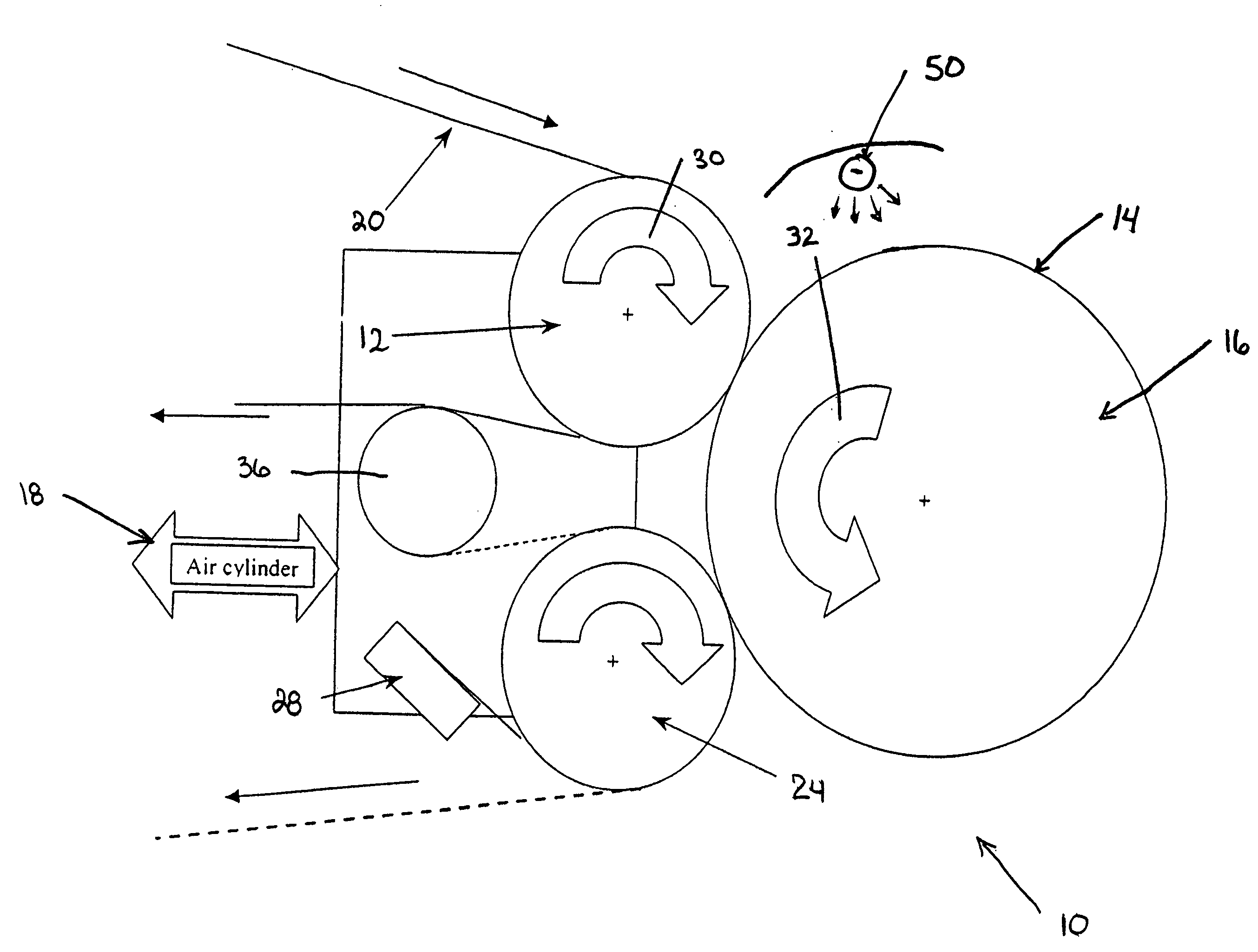 Apparatus and method for thermally developing flexographic printing elements