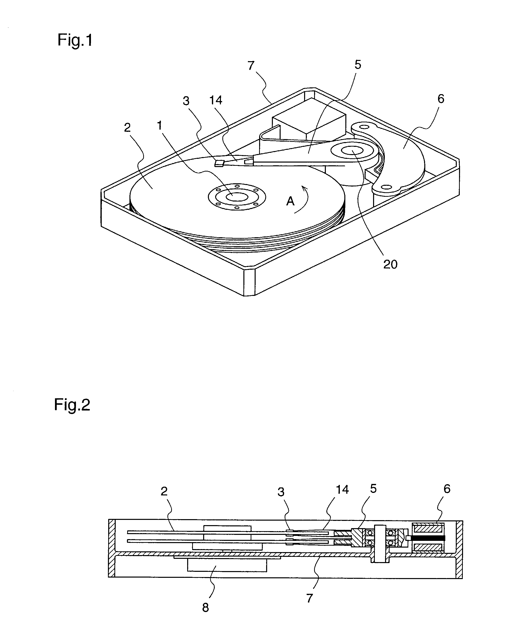 Slider having a stable flying posture and disk device including the slider