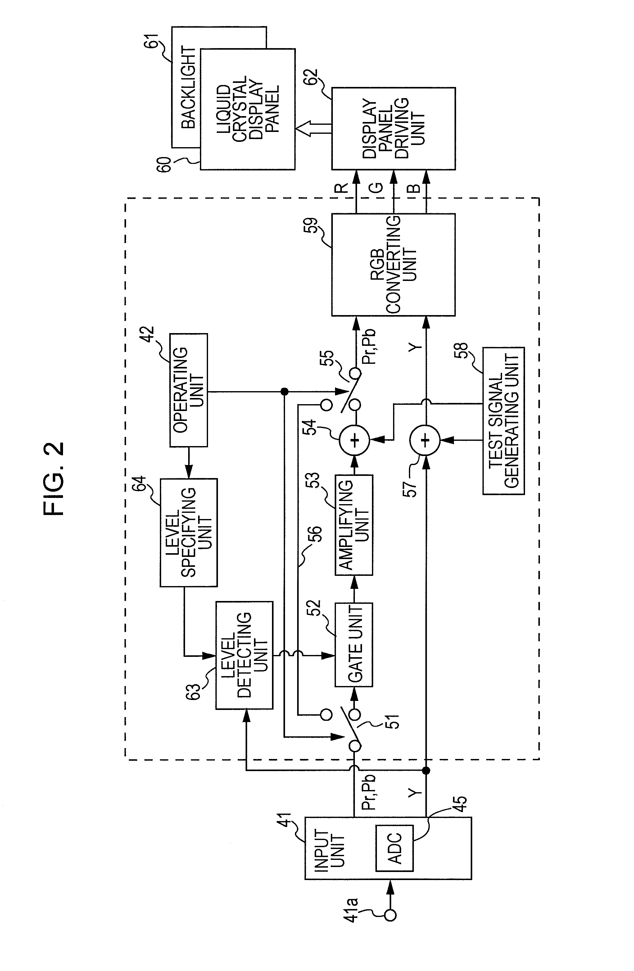 Video display device, imaging apparatus, and method for video display