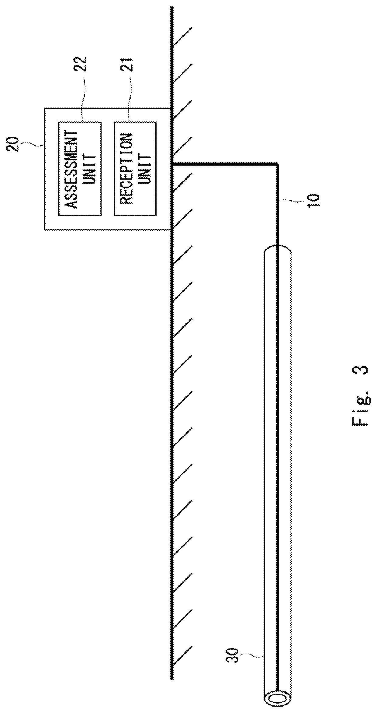 Optical fiber sensing system, optical fiber sensing device, and method for detecting pipe deterioration