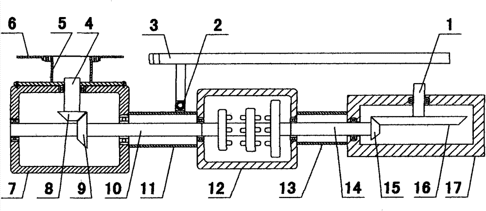 Shaft type transmission gear of motorcycle