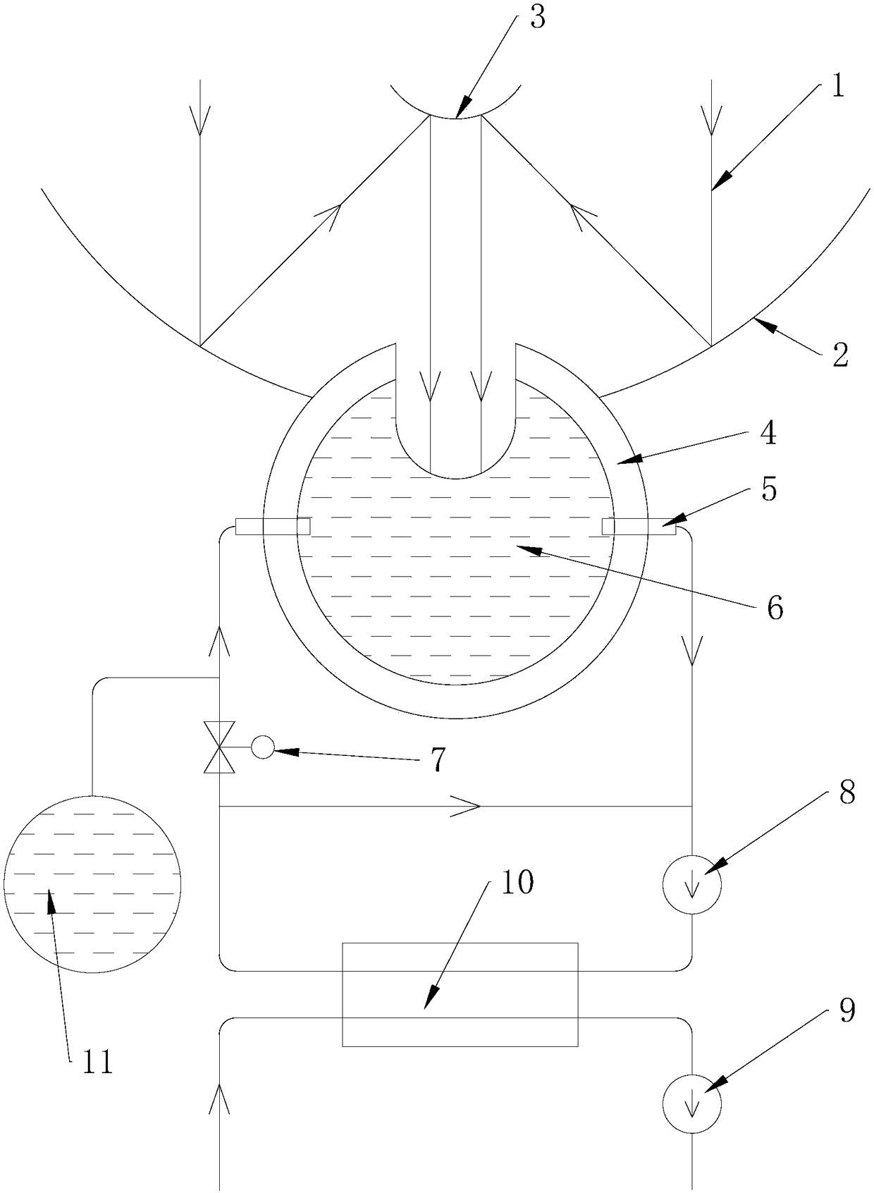 Distributed solar heat storage device