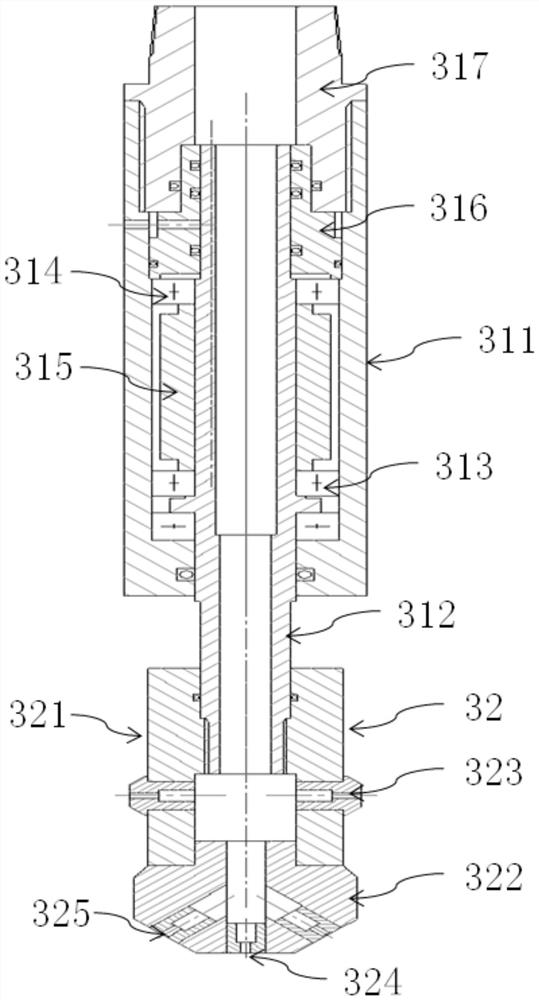 Tool and method for cleaning insoluble matter at the cavity bottom of salt cavern gas storage