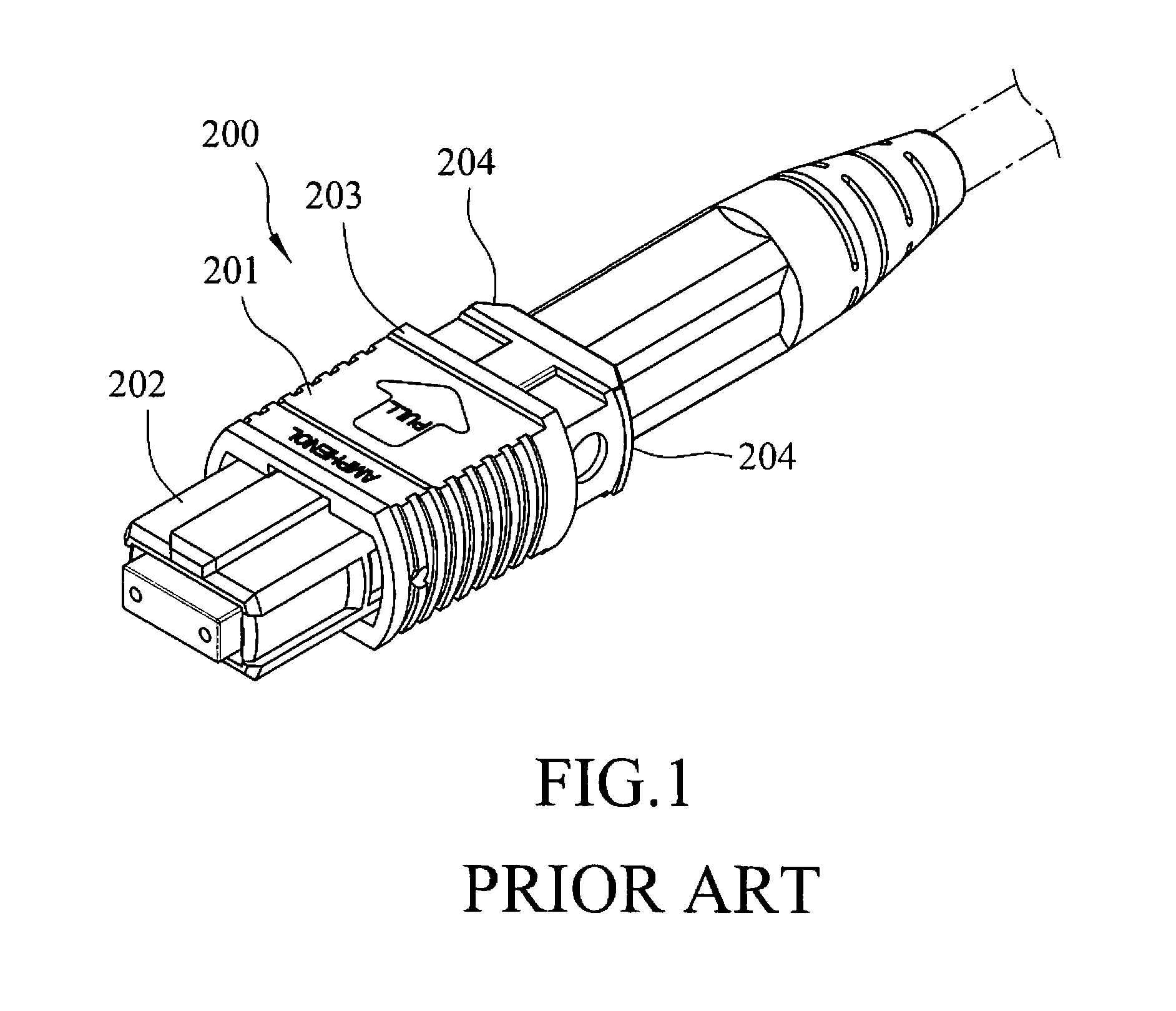 Clip device for facilitating insertion and removal of a push-pull fiber optic connector