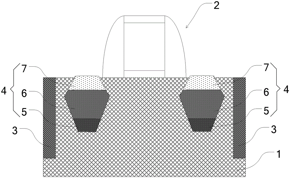 A method for forming a silicon germanium source/drain structure