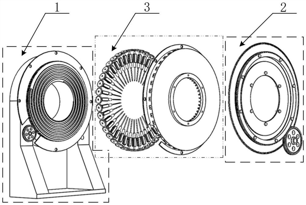 Rapid winding equipment for super-multi-tow fibers