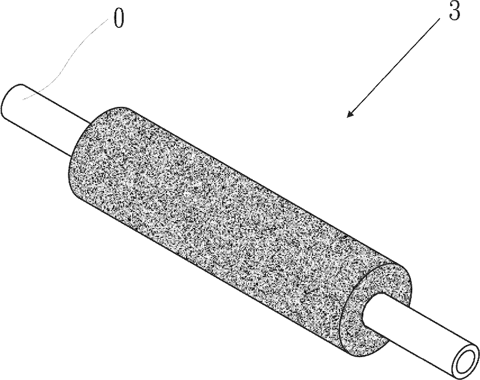 Improved rubber roll device and manufacturing method thereof