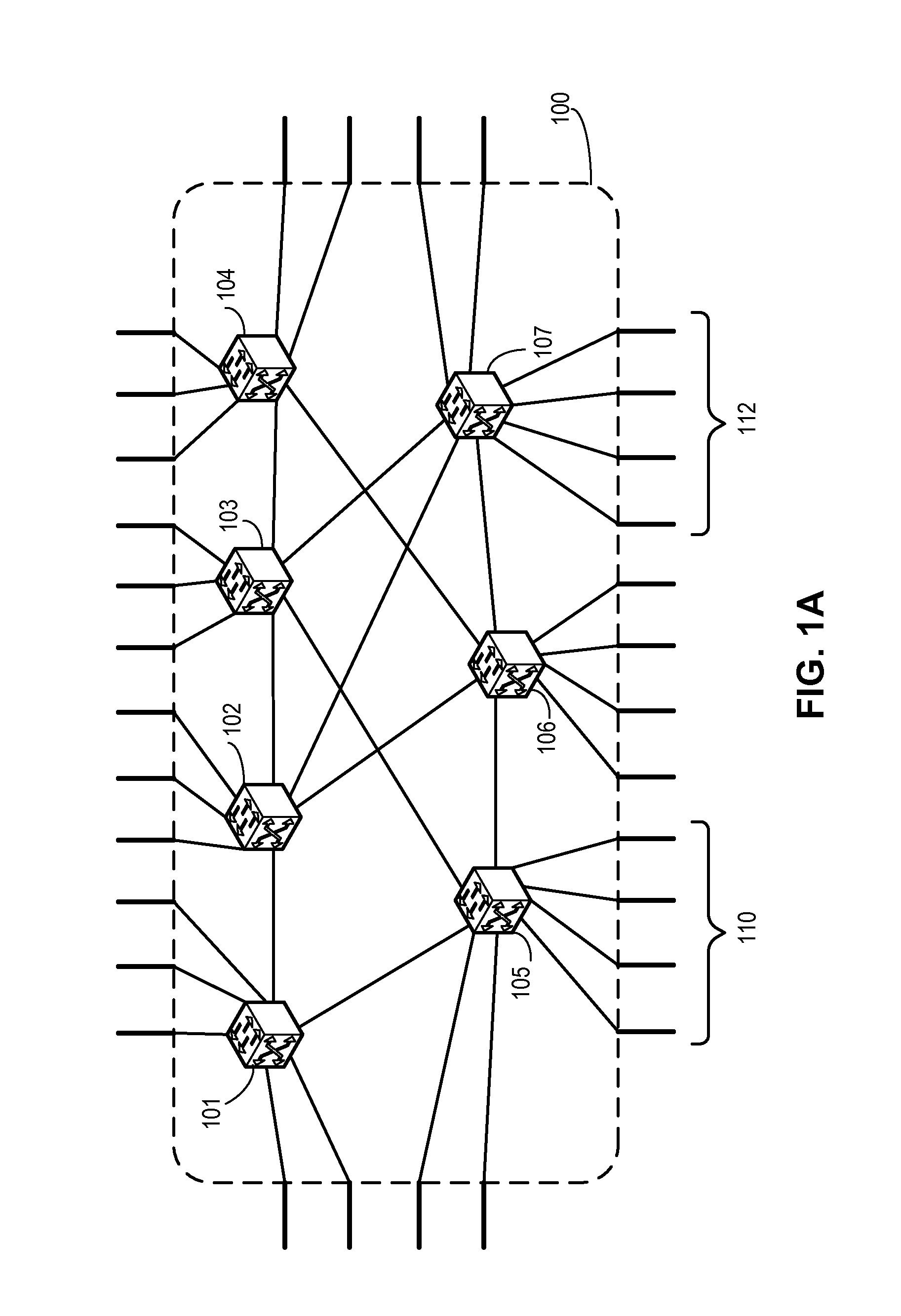 Traffic management for virtual cluster switching