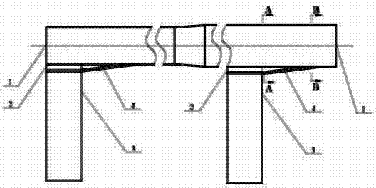 Steam distribution device for direct air-cooled condenser for power station