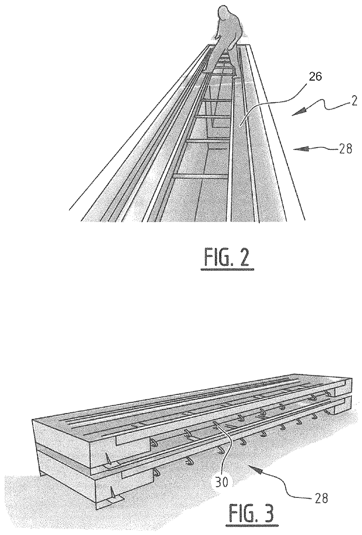 Modular pit structure for a lifting system, such lifting system and method for building such pit structure