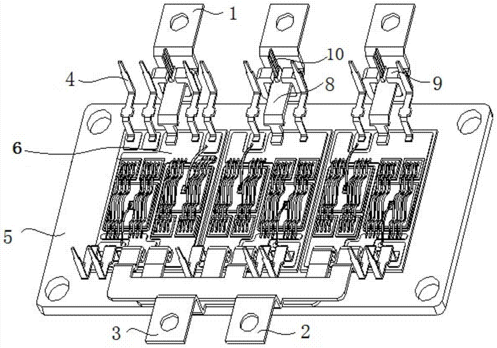 Power semiconductor modules with integrated Hall current sensors