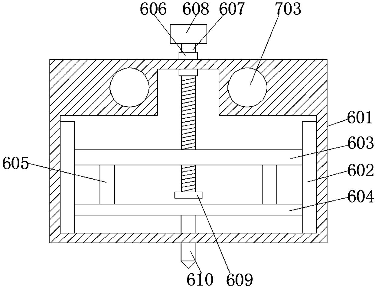 Novel material plate cutting device