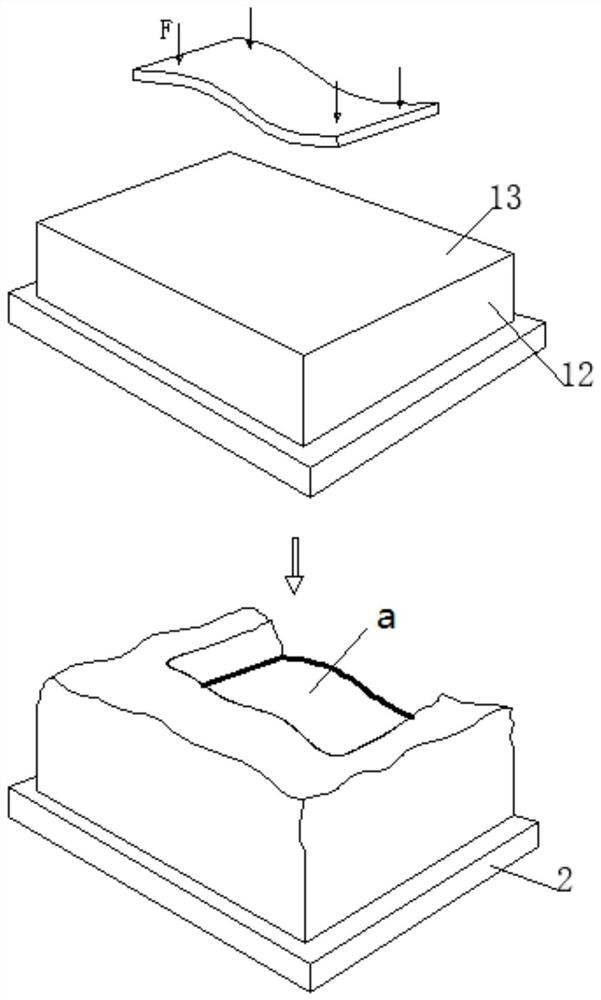 A special-shaped plate surface treatment process with rigid-flexible conversion and positioning