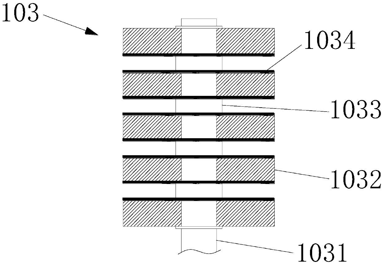 Plastic garbage crushing device