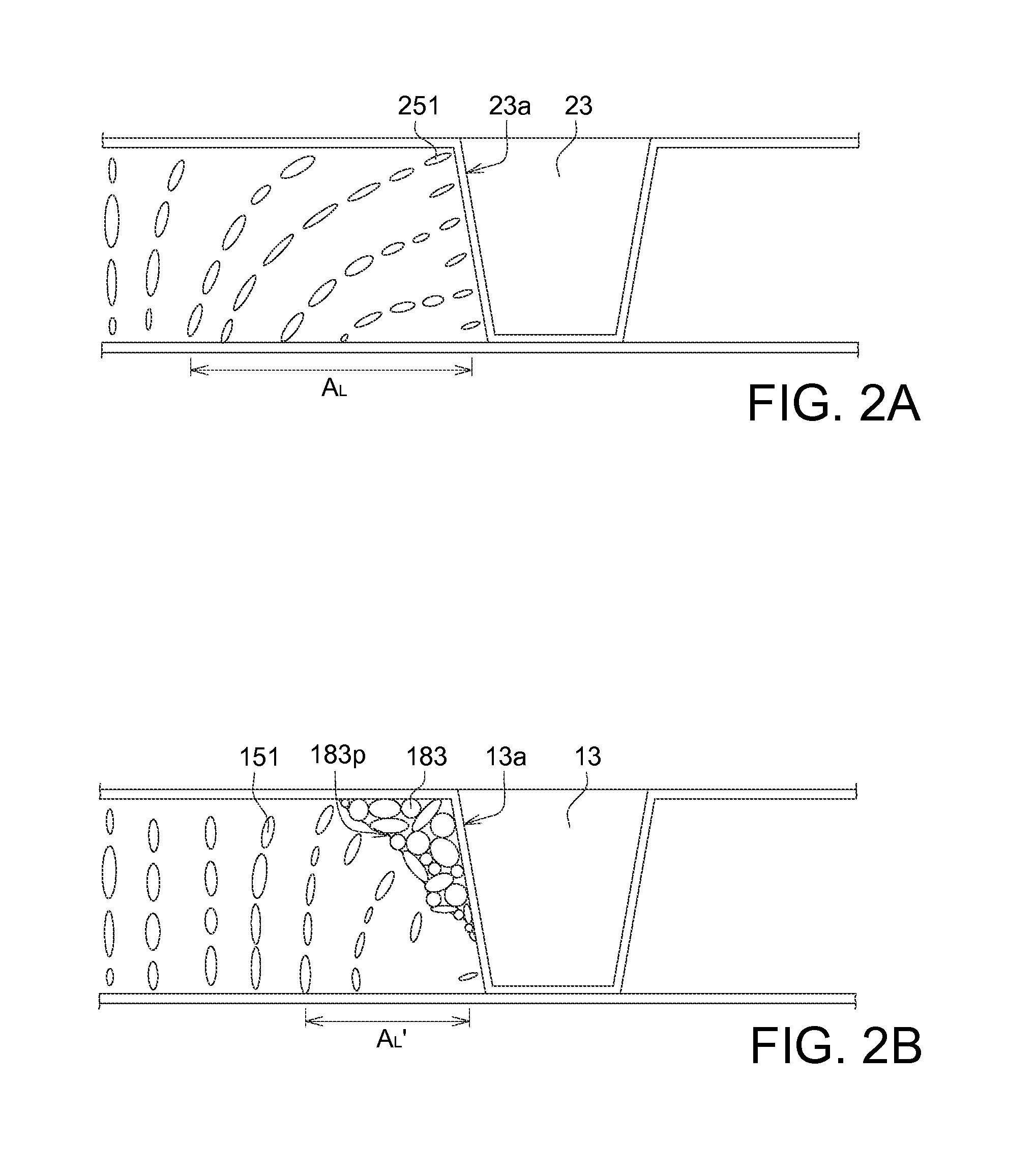 Display panel with agglomerates