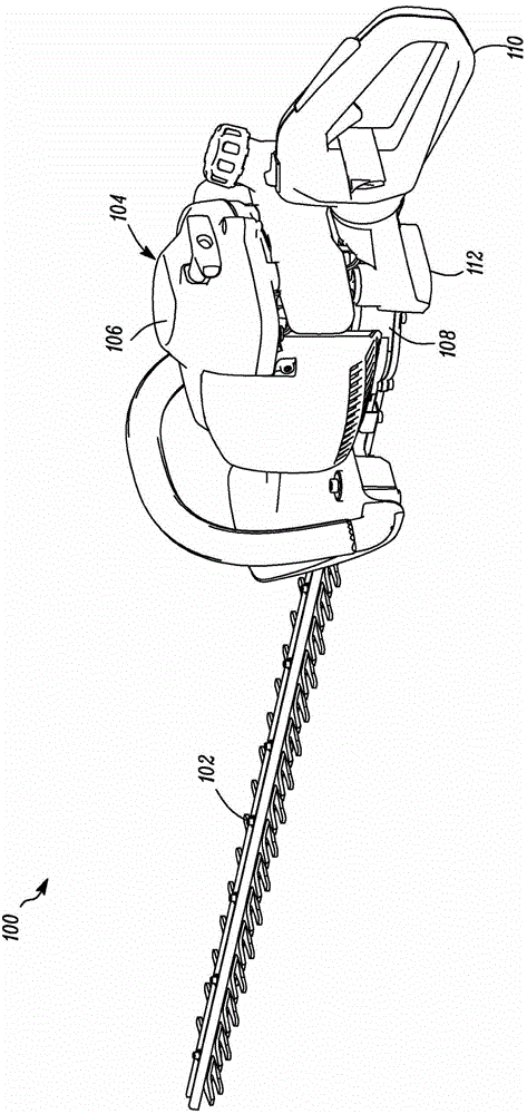 Handle system for handheld power tool