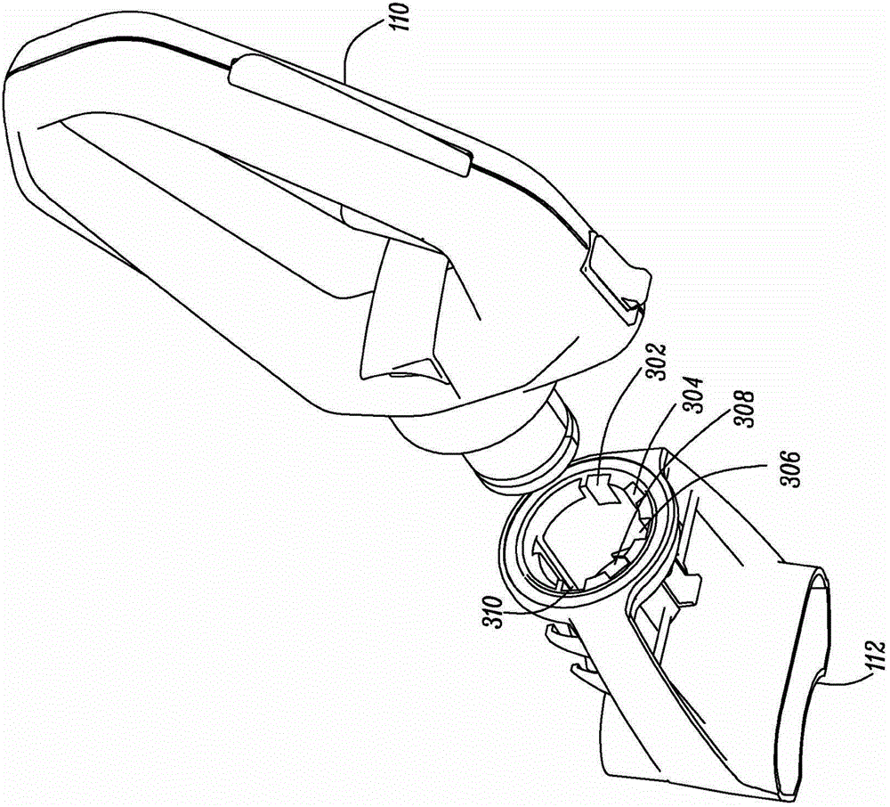 Handle system for handheld power tool