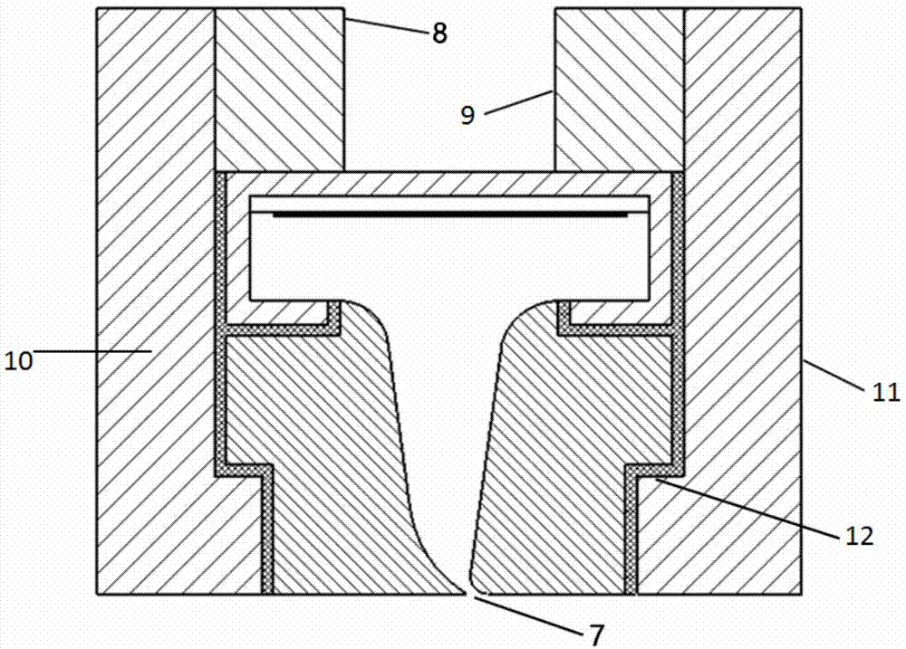 Casing processing device for axial flow air compressor based on synthetic jet