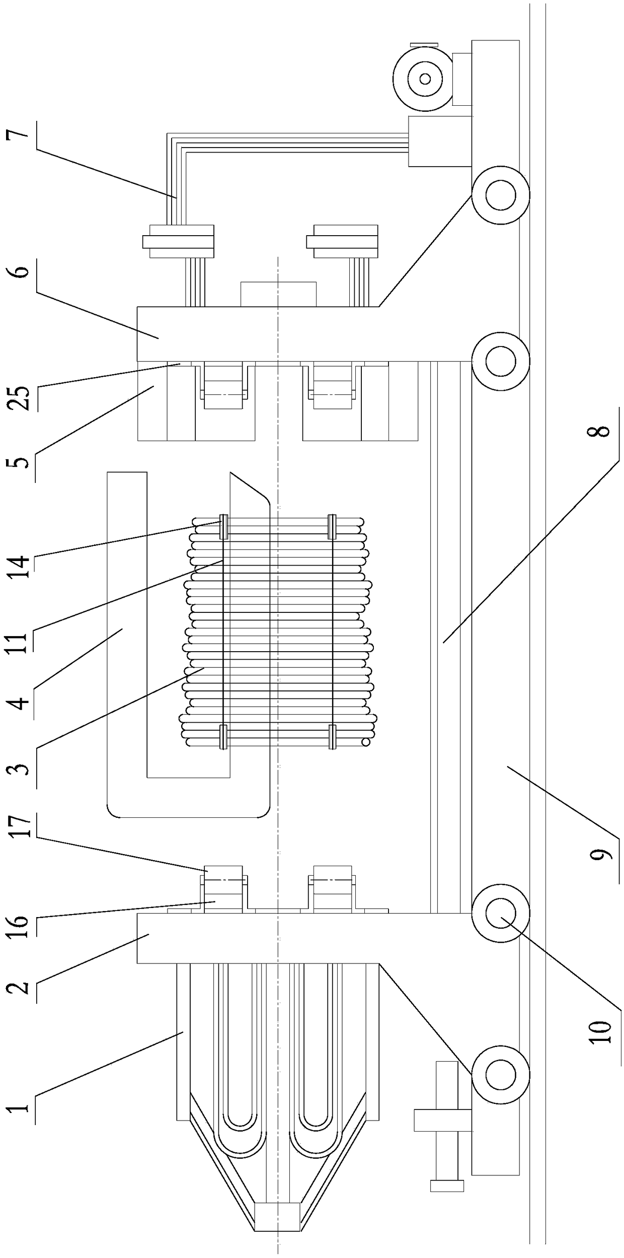 Gasket placement improved mechanism of high speed wire rod baling machine