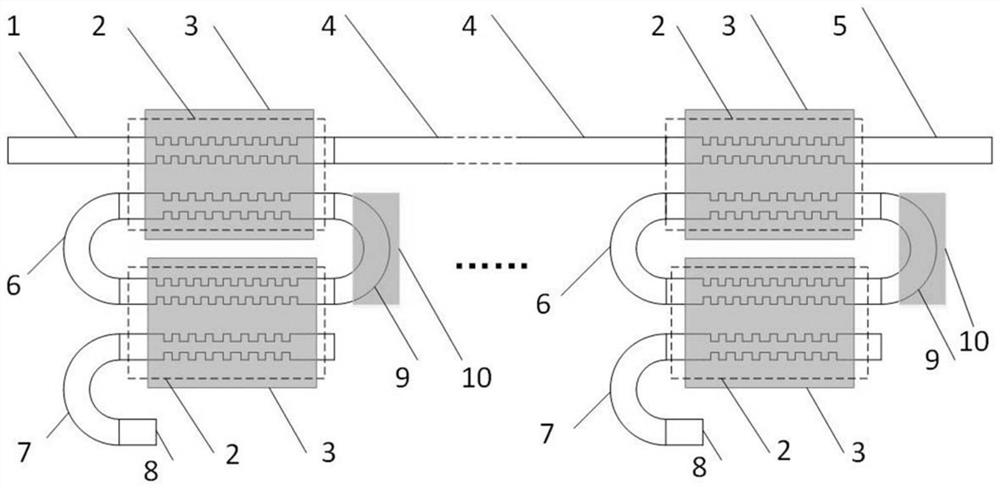 A non-disruptive control method for tunable wavelength division multiplexing system based on silicon-based waveguide grating