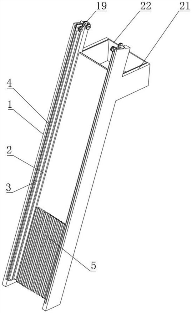 Steel wire rope traction type bar screen machine