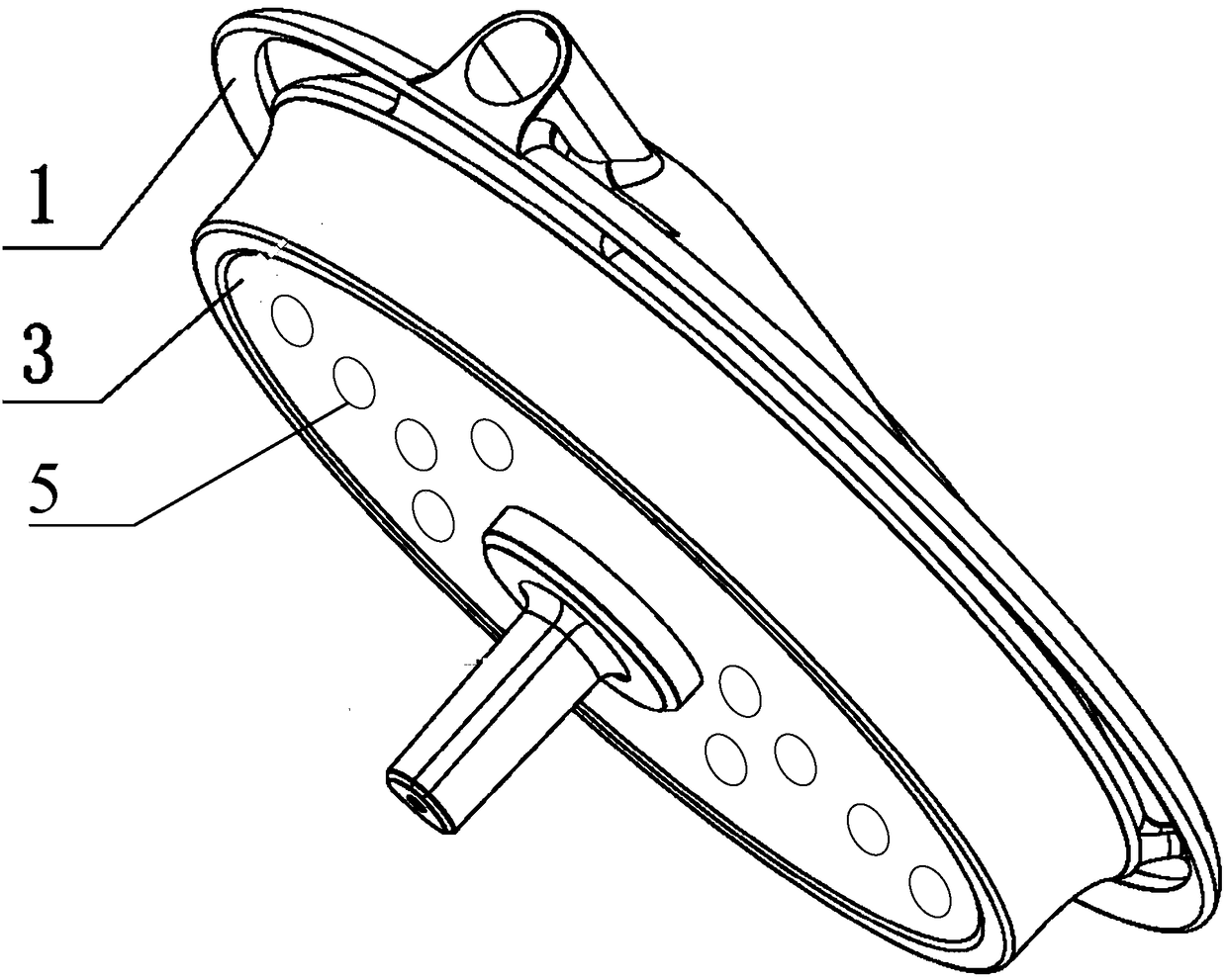 Operating lamp suitable for hospital surgery department