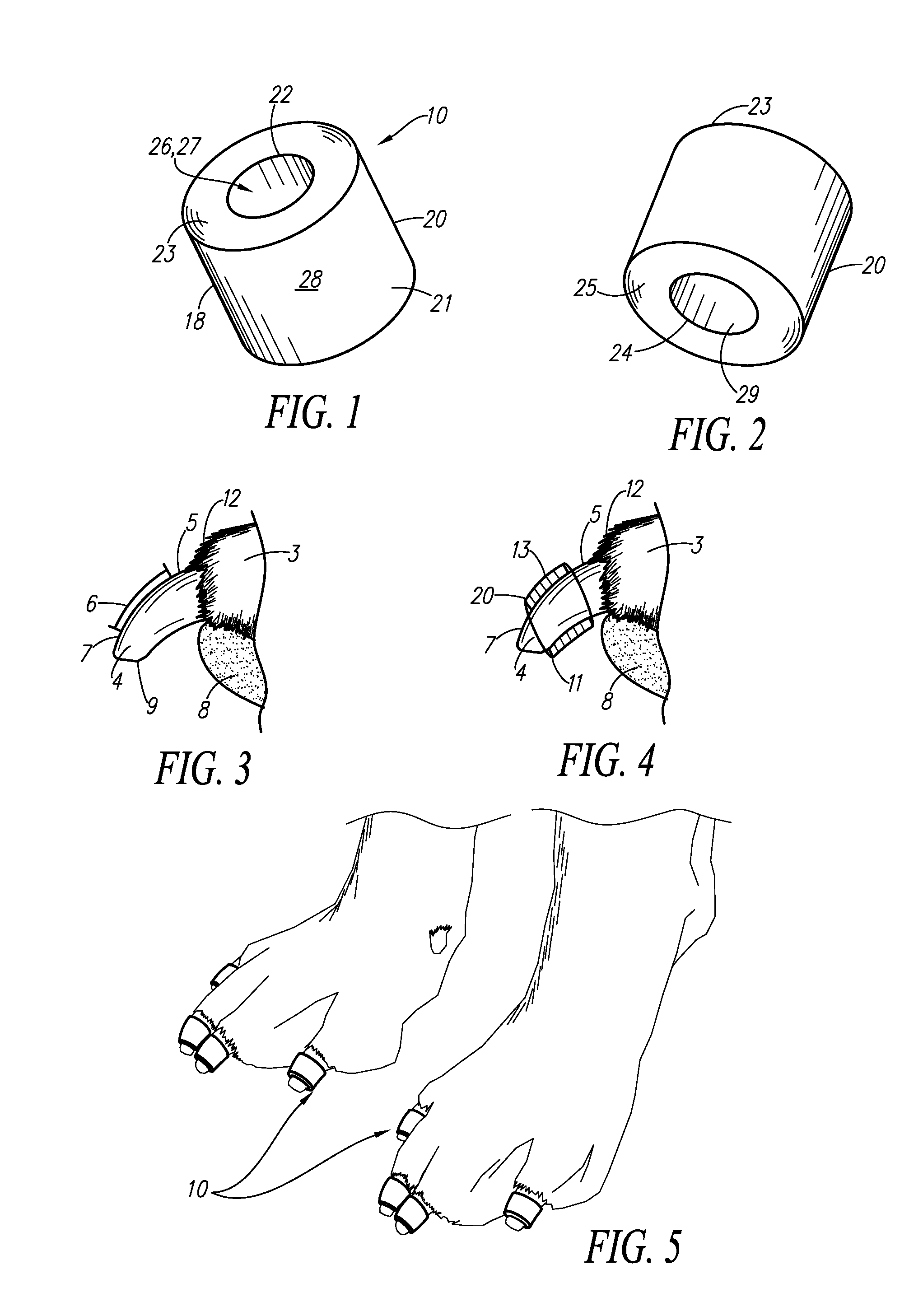 Animal toenail grips