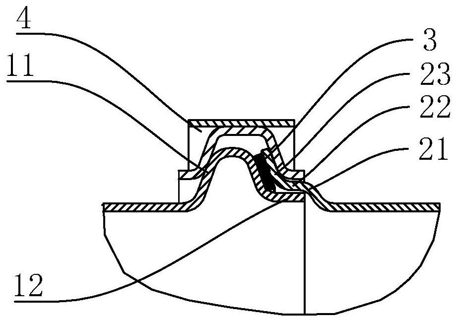 DPF cylinder assembly sealing structure