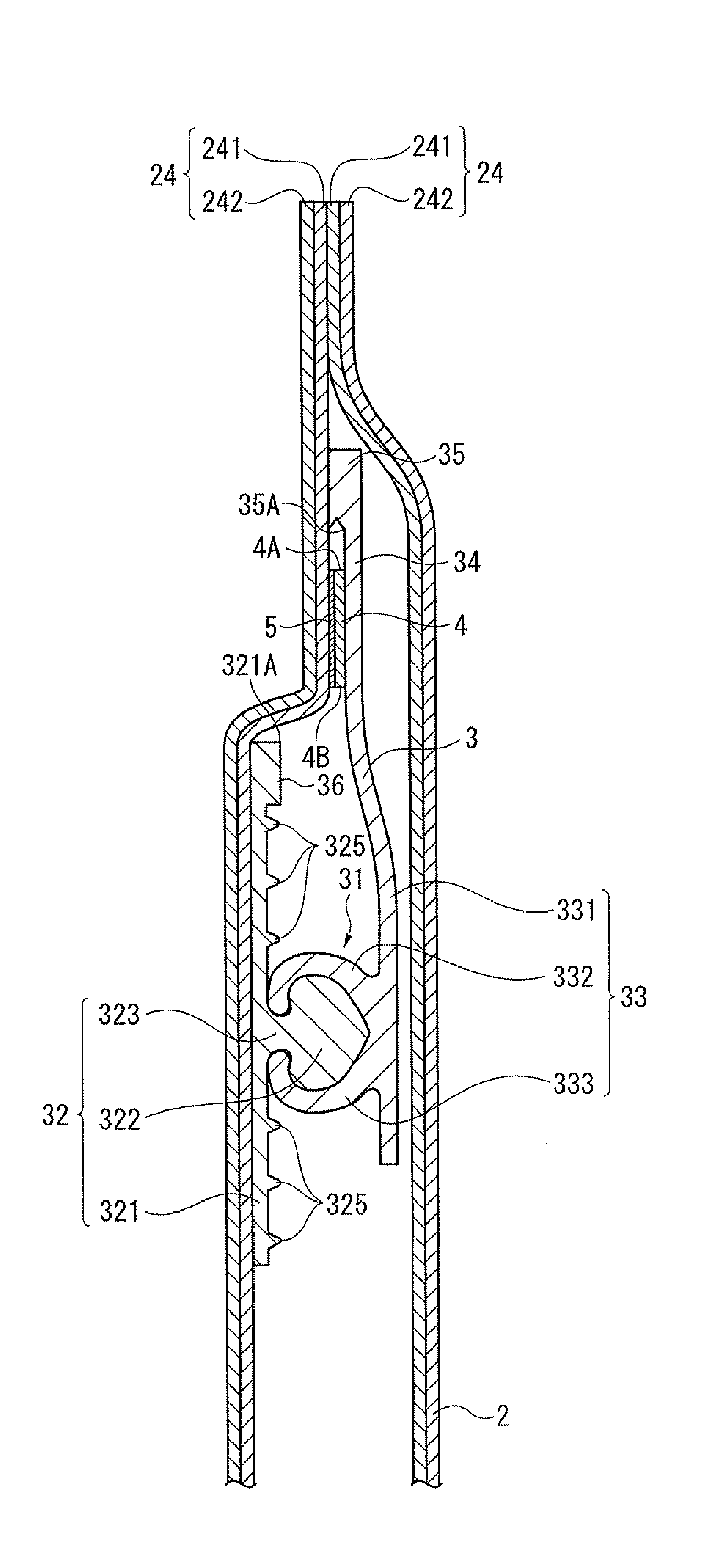 Chuck tape with cut tape, its manufacturing method, and packaging bag with chuck tape