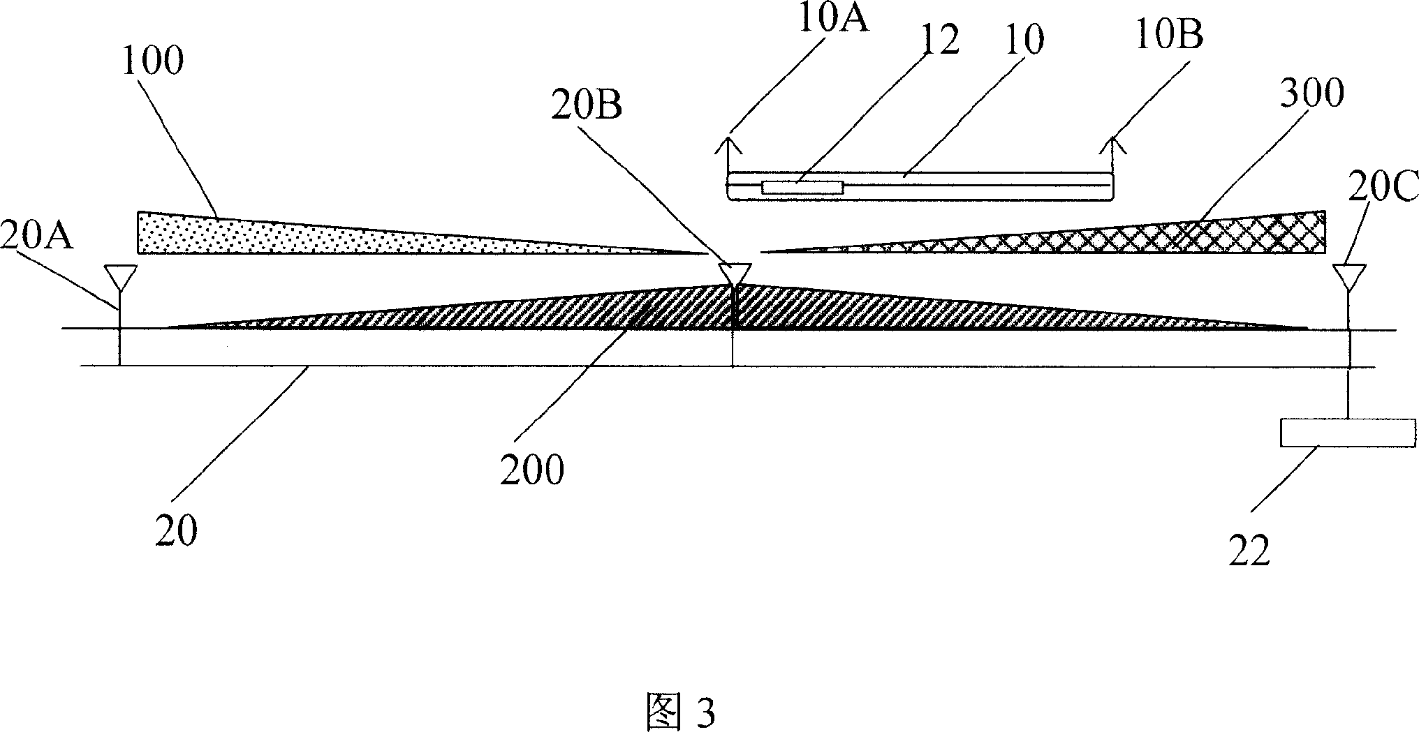 Trans zone quick switching method for rail communication radio local area network