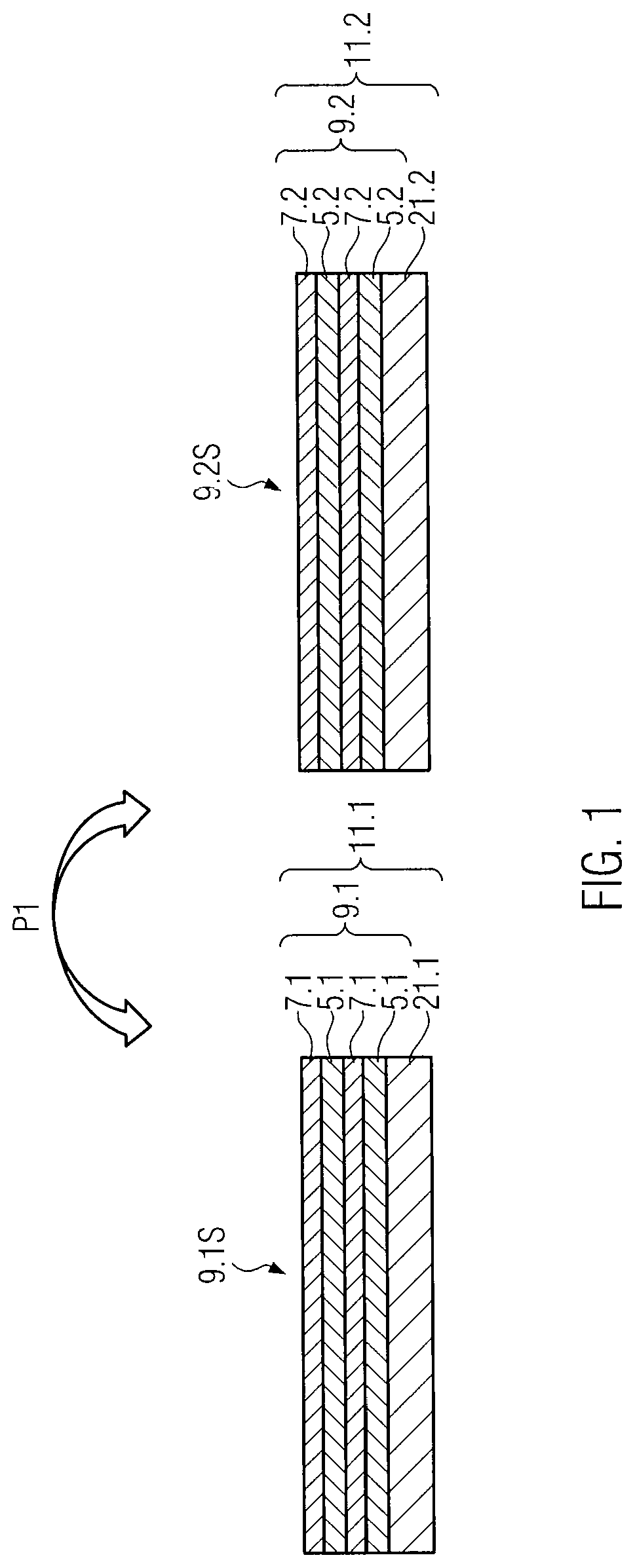 Substrate-transferred stacked optical coatings