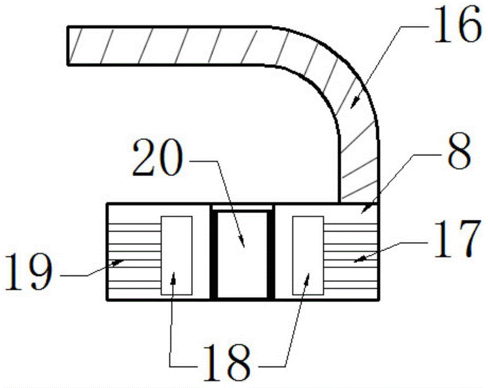 Mounting device for pressure fluctuation sensor and combustion chamber equipped with the same