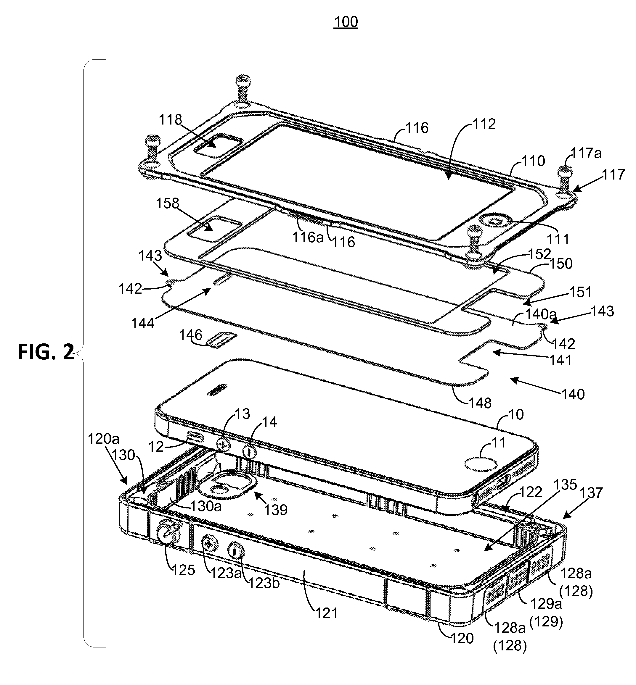 Protective cases for mobile electronic communication devices