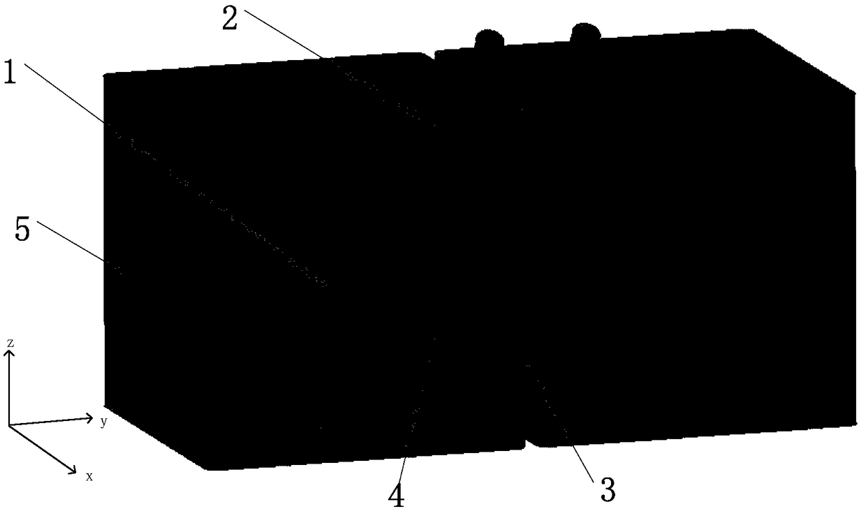 A three-mode rectangular waveguide bandpass filter