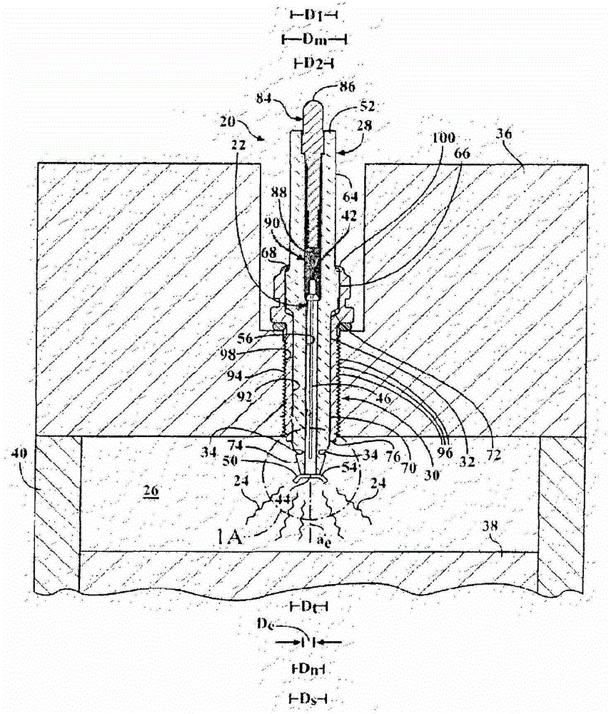 Corona igniter with specially shaped insulator