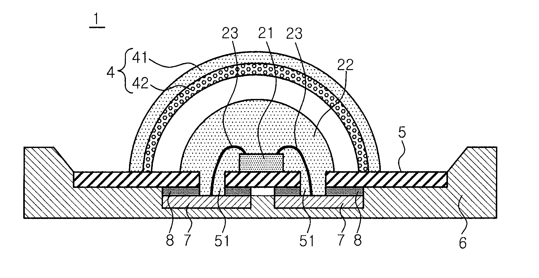 Light emitting device, and illumination apparatus and luminaire using same