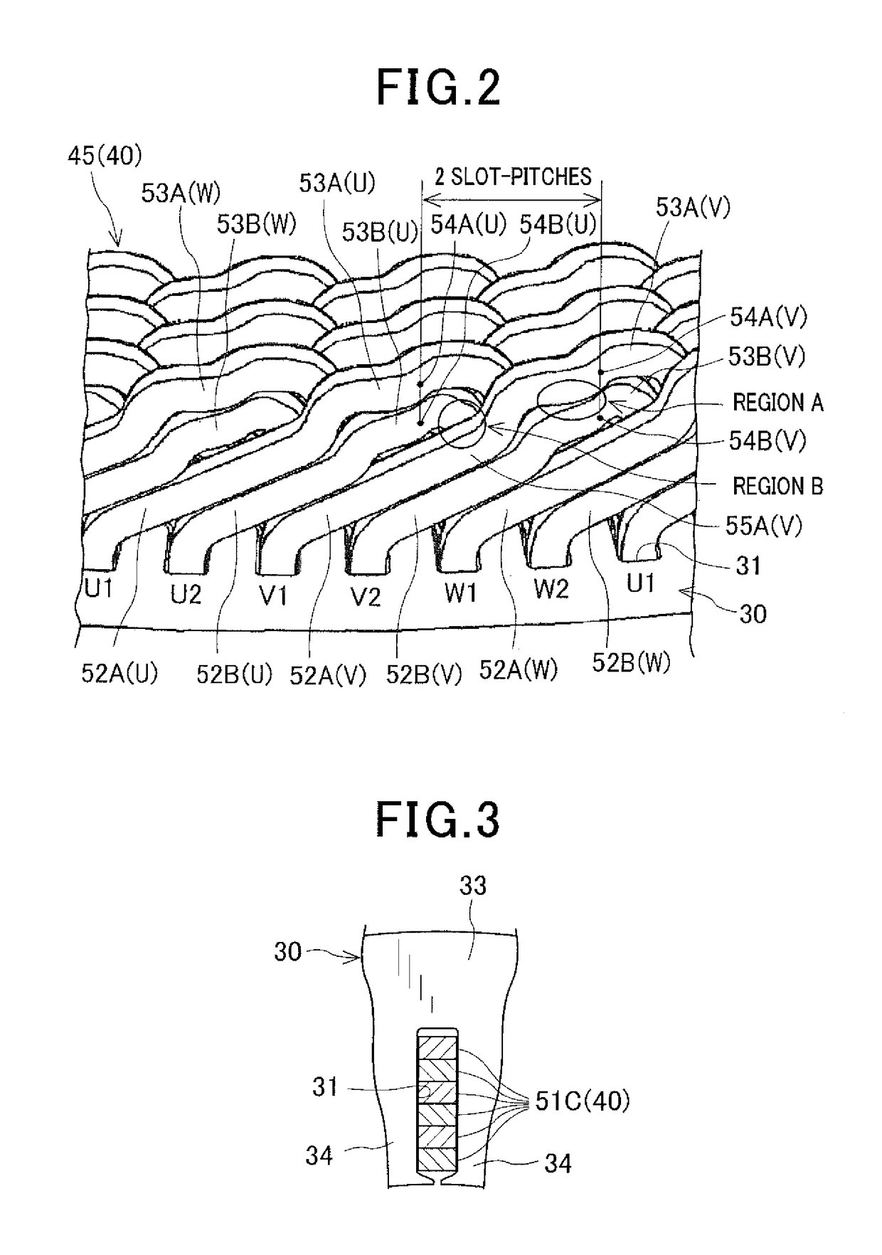 Stator for rotating electric machine