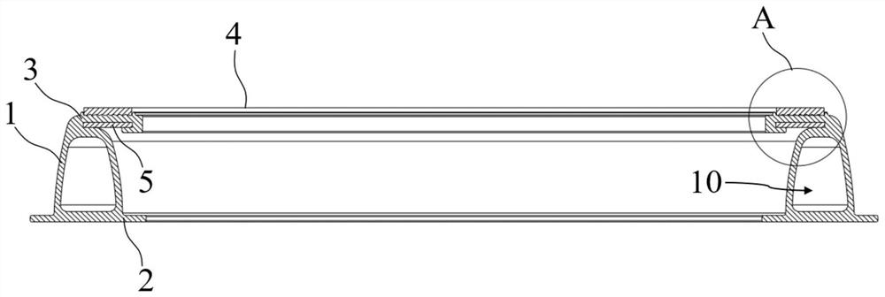 Sealing structure, sealing assembly for air conditioner and metro vehicle air conditioning unit