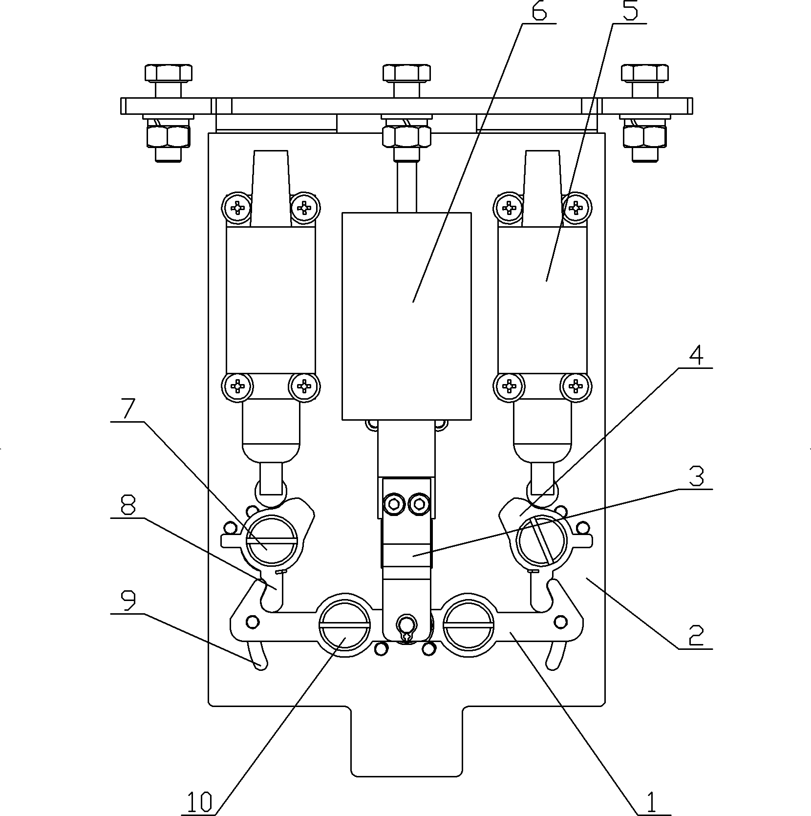 Shielding door locking device