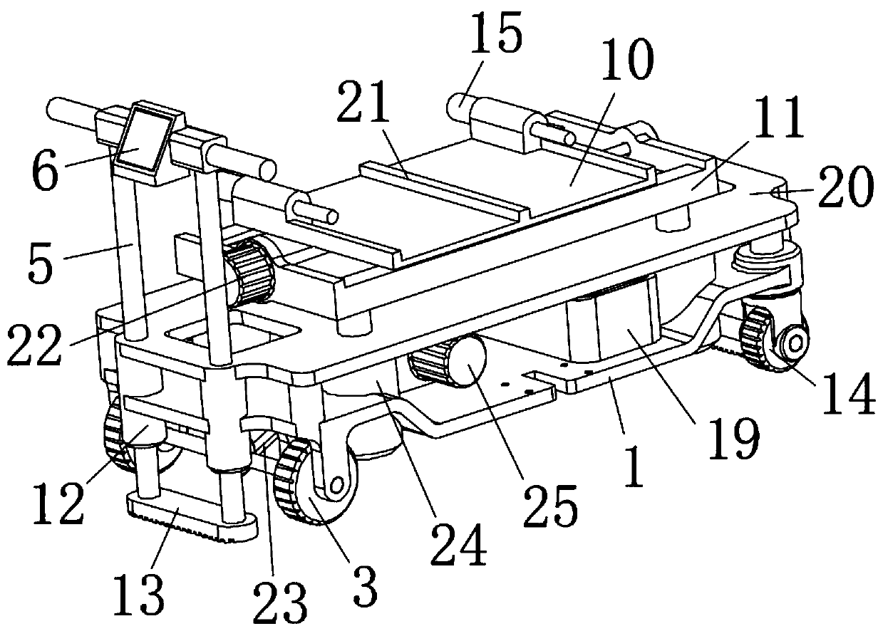 Multifunctional clamping and fixing device for building construction