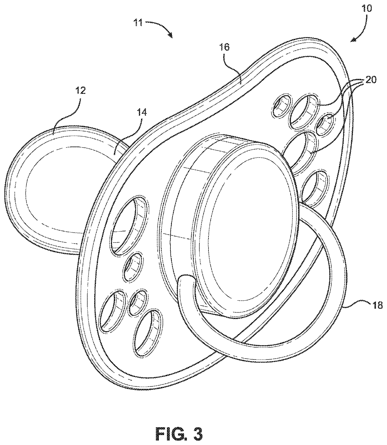 Dual-sided cleaning pacifier and method of use