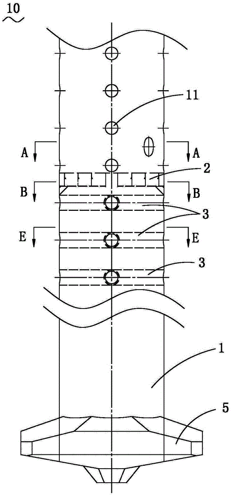 Self-elevating platform pile leg and ocean platform with same