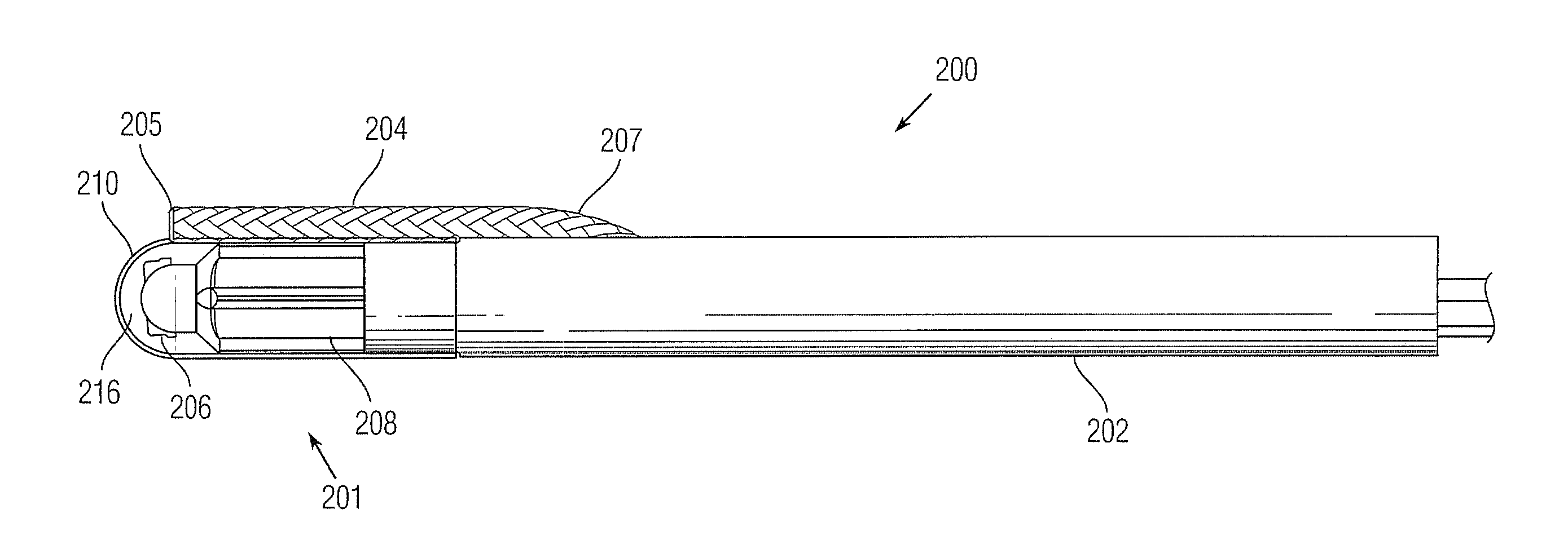 Delivery catheter with forward-looking ultrasoung imaging