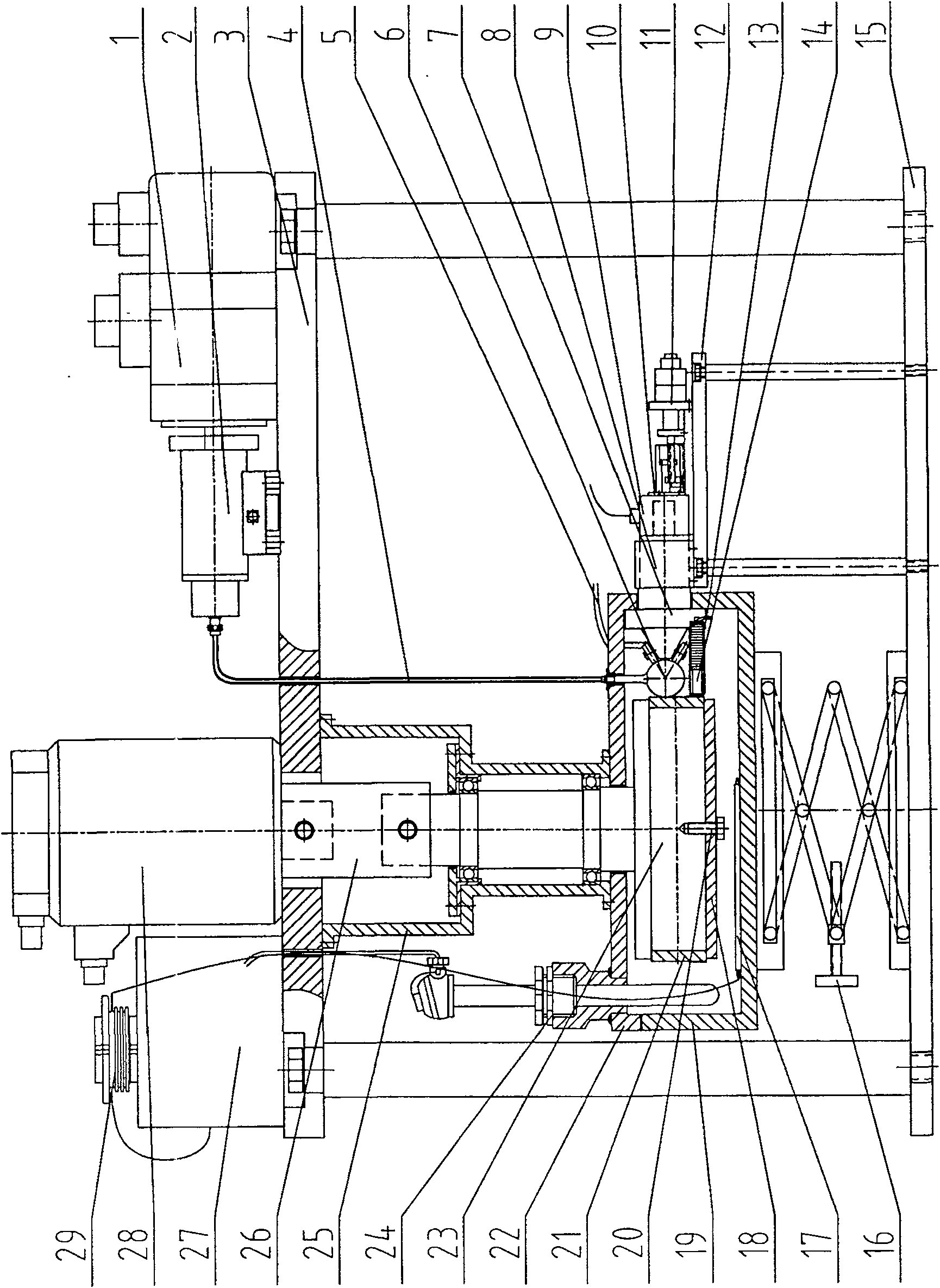 Heavy pressure micro-gap lubrication test machine