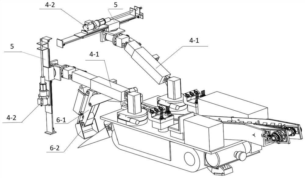 Drilling and loading vehicle for small-section roadway tunneling and working method