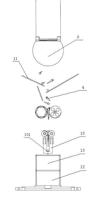 Automatic sorting device of pipette tip